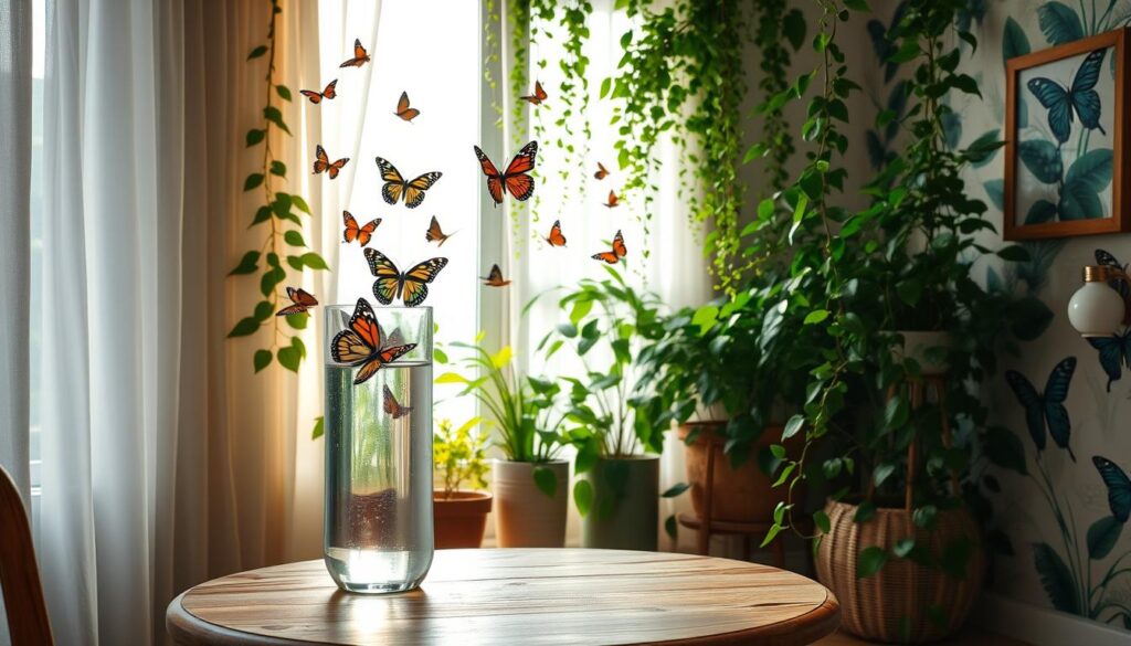 butterfly themed interiors