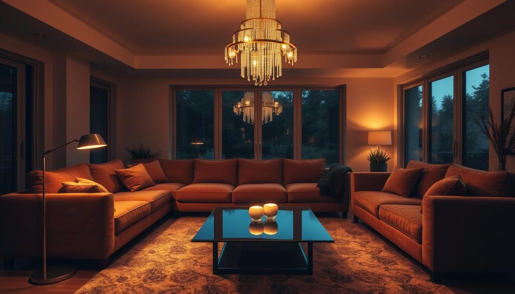 living room lighting design