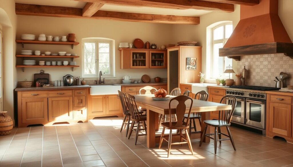 french country style kitchen