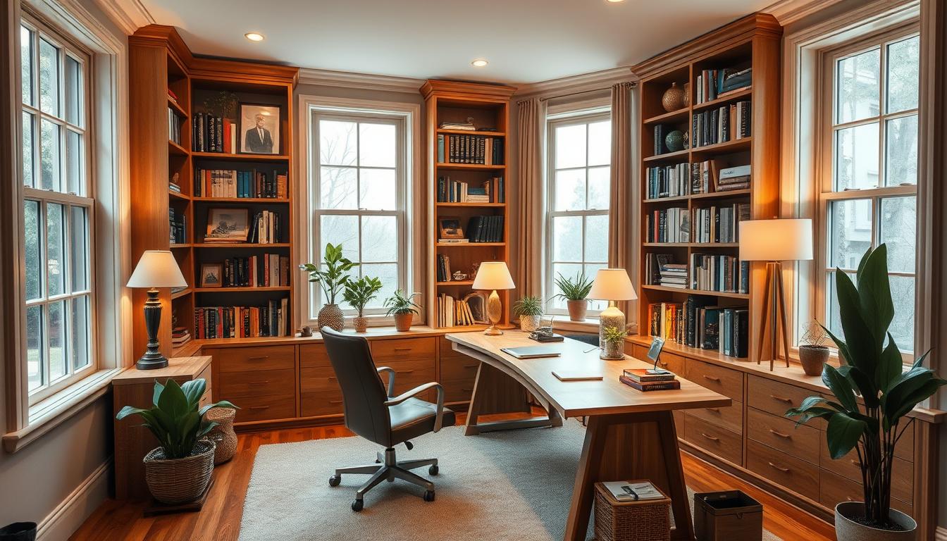 interior design of home office