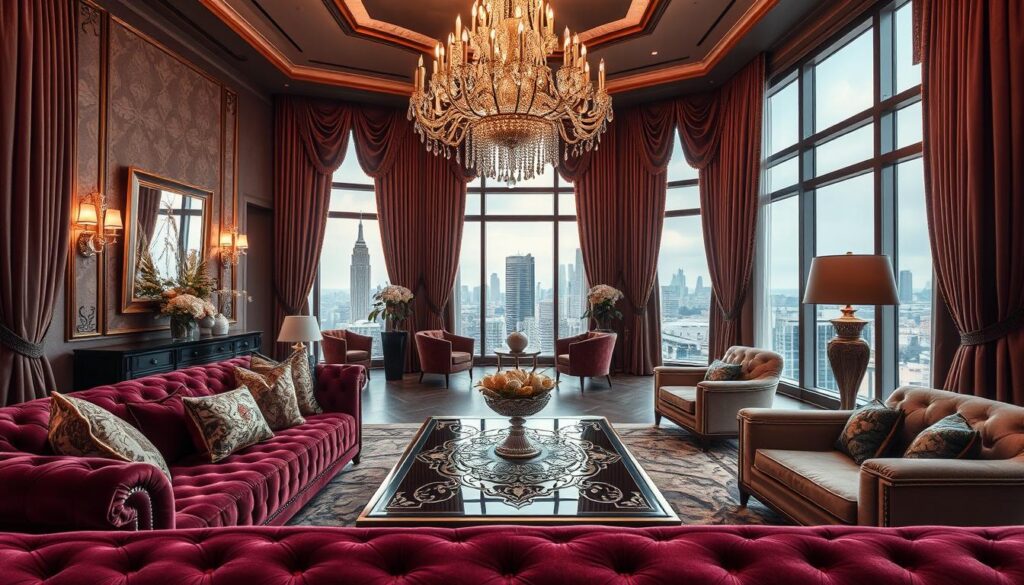luxurious home furnishings