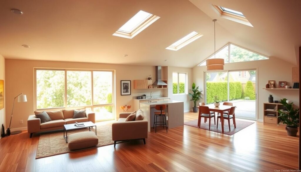 mid century modern home layout