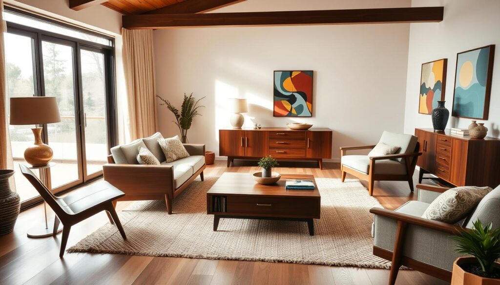 mid century modern homes interior