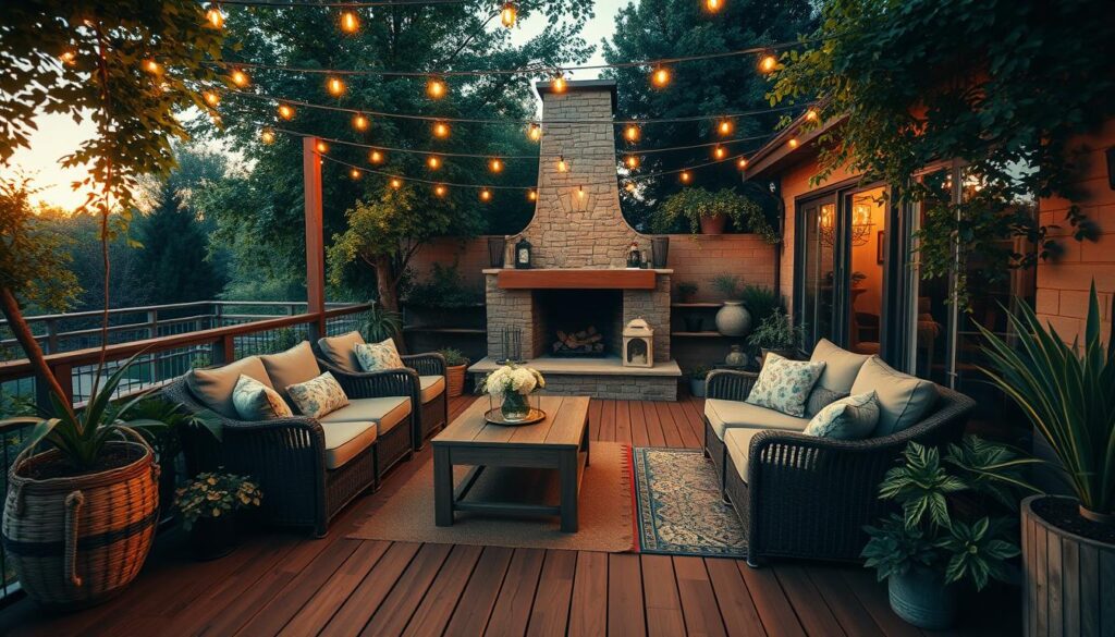 outdoor living areas