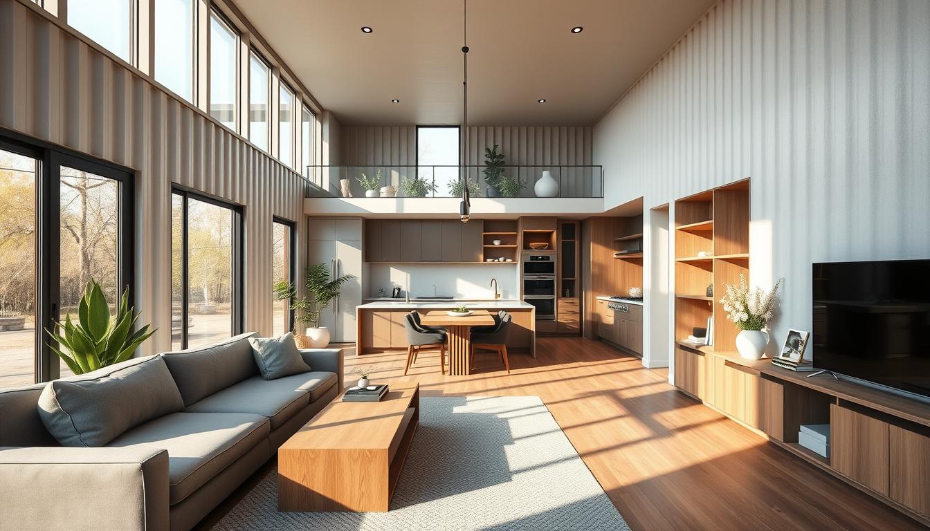 shipping container homes interior