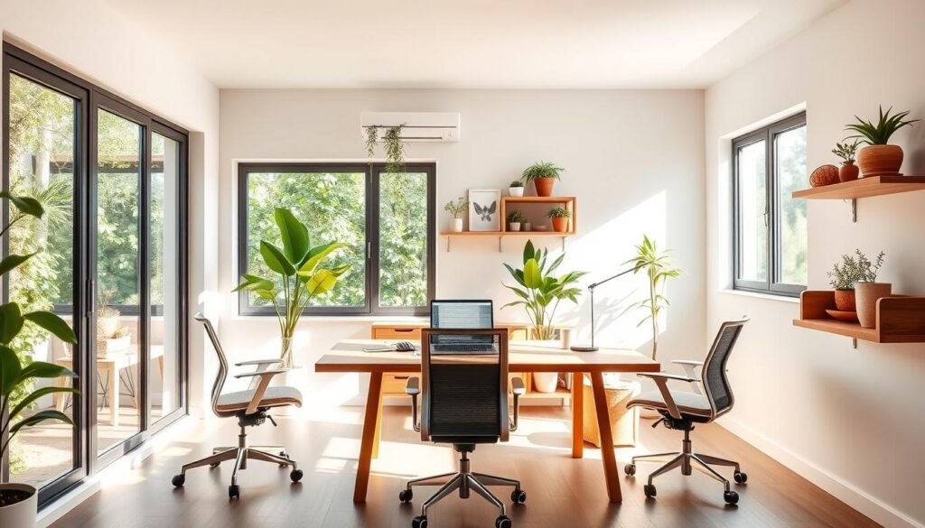 eco-friendly modern home office